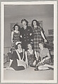 [Karen, Felicity (as John Miller in pilot’s uniform), Lee, Vicky, Susanna, and friend, Felicity’s family home,
Poughkeepsie, NY], Unknown, Gelatin silver print