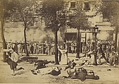 Massacre des dominicains d'Arcueil, route d'Italie no. 38, le 25 mai 1871, à 4 heures et demie, Ernest Eugène Appert  French, Albumen silver print from glass negative