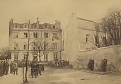 [Recreations of the Fall of the Paris Commune, titled "Crimes de la Commune"], Ernest Eugène Appert  French, Albumen silver prints from glass negatives