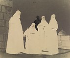 Capuchin Friars, Valetta, Malta, Calvert Richard Jones  British, Welsh, Paper negative with applied media