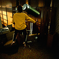 Stasi City, Jane and Louise Wilson (British, born 1967), Four-channel digital video, transferred from Super 16mm film, color, sound, 4 min., 50 sec.