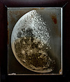Lunar Transparency, Henry Draper American, Albumen silver print in original wood and glass mount