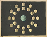 The Moon's Phases in Lecture on Astronomy: Beauty of the Heavens; a Pictorial Display of the Astronomical Phenomena of the Universe, Charles F. Blunt  British, Book