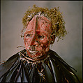 Man with Pink Face, New Guinea, Irving Penn American, Silver dye bleach print