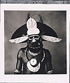 New Guinea Man with Painted-On Glasses, Irving Penn  American, Platinum-palladium print