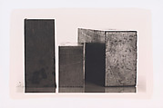 Three Steel Blocks, New York, Irving Penn American, Platinum-palladium print