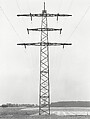 High Tension Pylon near Düsseldorf, Germany, Bernd and Hilla Becher  German, Gelatin silver print