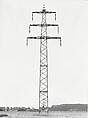 High Tension Pylon near Düsseldorf, Germany, Bernd and Hilla Becher  German, Gelatin silver print