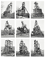 Coal Tipples, Pennsylvania, United States, Bernd and Hilla Becher (German, active 1959–2007), Gelatin silver prints
