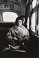 Lady on a bus, N.Y.C., Diane Arbus  American, Gelatin silver print