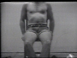 Stomach Song, William Wegman American, Single-channel digital video, transferred from Sony CV 1/2-inch video tape, black-and-white, sound, 1 min., 19 sec.