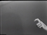 Crooked Stick Crooked Finger, William Wegman American, Single-channel digital video, transferred from Sony AV 3600 1/2-inch video tape, black-and-white, sound, 39 sec.