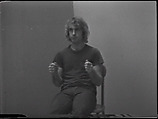 Joke Paper, William Wegman  American, Single-channel digital video, transferred from Sony AV 3600 1/2-inch video tape, black-and-white, sound, 54 sec.