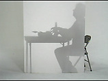 Typist, William Wegman  American, Single-channel digital video, transferred from Sony MiniDV video tape, color, sound, 24 sec.