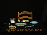 Log Cabin Cinnamon Toast, William Wegman American, Single-channel digital video, transferred from Sony MiniDV video tape, color, sound, 3 min., 45 sec.