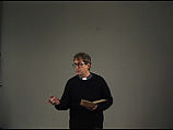 Minister, William Wegman American, Single-channel digital video, transferred from Sony MiniDV video tape, color, sound, 2 min., 56 sec.