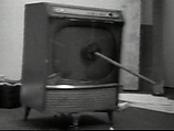 TV Plunger, William Wegman  American, Single-channel digital video, transferred from Sony CV 1/2-inch video tape, black-and-white, sound, 30 sec.