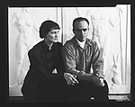 [Jane and Charles Fuller, Bedford, New York], Walker Evans  American, Film negative