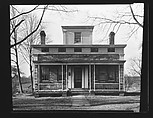 Walker Evans | [Greek Revival House with Brick Porch and Cast-Iron ...