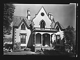 [Gothic Revival House, Northampton, Massachusetts], Walker Evans  American, Film negative
