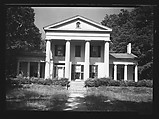 [Greek Revival House with Full-Height Entry Porch, Haydenville, Massachusetts], Walker Evans  American, Film negative