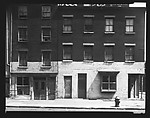 [Brick Buildings on Waterfront, James Slip, New York City], Walker Evans  American, Film negative