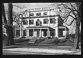 [Greek Revival House with Side Porches, Dedham, Massachusetts], Walker Evans  American, Film negative