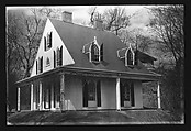 [Gothic Revival House with Pointed-Arch Windows, Chestnut Hill, Massachusetts], Walker Evans  American, Film negative