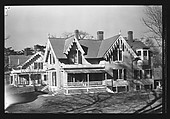 [Gothic Revival House, Dedham, Massachusetts], Walker Evans  American, Film negative