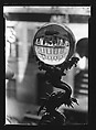 [Building Reflections in Crystal Ball, West Cedar Street, Beacon Hill, Boston, Massachusetts], Walker Evans  American, Film negative