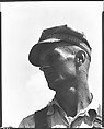 [Floyd Burroughs (Left Profile), Hale County, Alabama], Walker Evans  American, Film negative