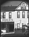 [Detail of Lum Brothers Stables Façade, Natchez, Mississippi], Walker Evans  American, Film negative