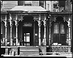 [Boarding House Porch and Second Floor Windows, Birmingham, Alabama], Walker Evans  American, Film negative