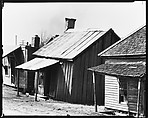 [Row of Wooden Houses, Mississippi], Walker Evans  American, Film negative