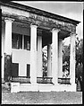 [Façade Detail of Greenwood Plantation, Louisiana], Walker Evans  American, Film negative