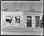 [Storefronts, Edwards, Mississippi], Walker Evans  American, Film negative