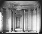 [Dining Room Interior with Corinthian Columns ("Breakfast Room") at Belle Grove Plantation, White Castle, Louisiana], Walker Evans  American, Film negative