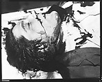 [Copy of Newspaper File Photograph: Blood-Stained Corpse, Probably Havana], Walker Evans  American, Film negative
