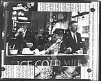 [Copy of Print of "New York Lunch Counter "on Top of Fortune Magazine Page], Walker Evans  American, Film negative