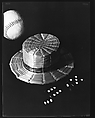 [Baseball, Straw Hat, and Dice], Walker Evans  American, Film negative