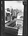 [Cityscape with West 31st Street Buildings and Smokestacks, New York City], Walker Evans  American, Glass negative