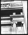 [Acanthus Molding Detail of Greek Revival Doorway, Cherry Valley, New York], Walker Evans  American, Glass negative