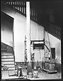 [Courtyard with Brooms, Trashcans, and Rear Stairwell, Havana], Walker Evans (American, St. Louis, Missouri 1903–1975 New Haven, Connecticut), Film negative