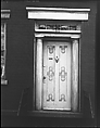 [Greek Revival Doorway, 204 West Thirteenth Street, New York City], Walker Evans (American, St. Louis, Missouri 1903–1975 New Haven, Connecticut), Film negative