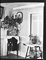 [Interior Showing Plants and Family Photographs on Mantle and Wall in De Luze House, Truro, Massachusetts], Walker Evans (American, St. Louis, Missouri 1903–1975 New Haven, Connecticut), Film negative