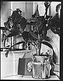 [Interior Detail of Cactus Plant and Family Photographs in De Luze House, Truro, Massachusetts], Walker Evans (American, St. Louis, Missouri 1903–1975 New Haven, Connecticut), Film negative