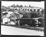 [Pennsylvania Railroad Cars Carrying Coal on Tracks below Workers' Houses in Mining Camp, Osage, West Virginia], Walker Evans (American, St. Louis, Missouri 1903–1975 New Haven, Connecticut), Film negative