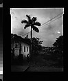 [View Down Dirt Road with People and Donkey in Foreground, Cuba], Walker Evans  American, Film negative