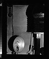 [Walker Evans's Darkroom at 92 Fifth Avenue with Enlarger and Lamp, New York City], Walker Evans  American, Film negative