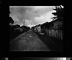 [View Down Dirt Road in Rural Town, Cuba], Walker Evans  American, Film negative